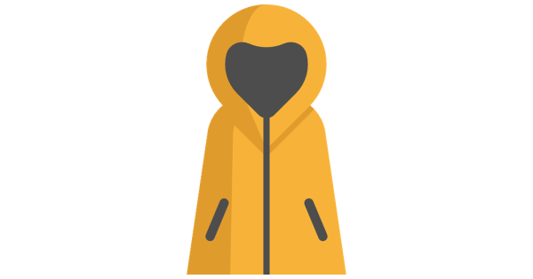 Одежда пиктограмма плащ