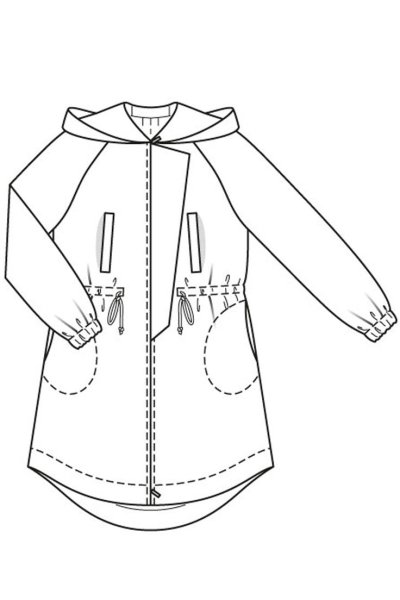 Выкройка ветровки женской