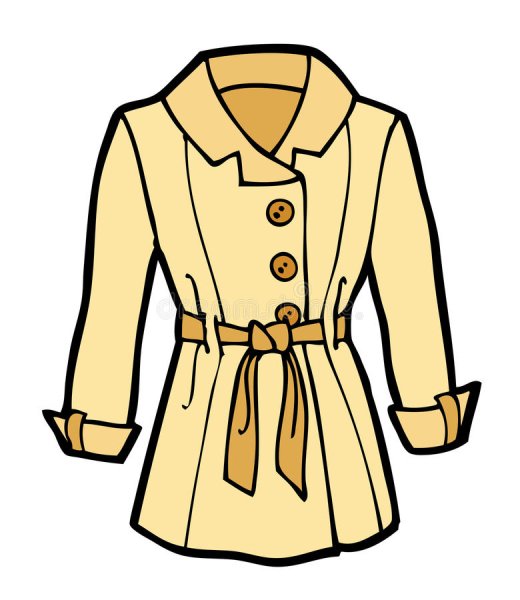 Пальто рисунок