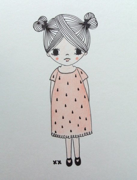 Кавайные девочки легкие