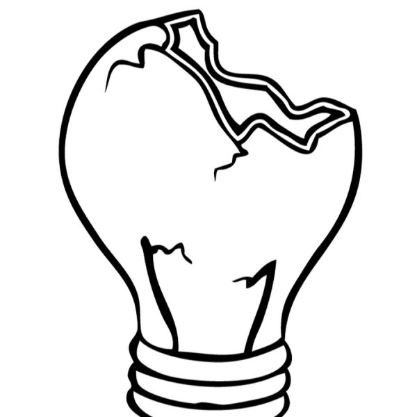 Лампочка контур