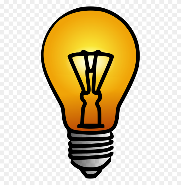 Лампочка нарисованная