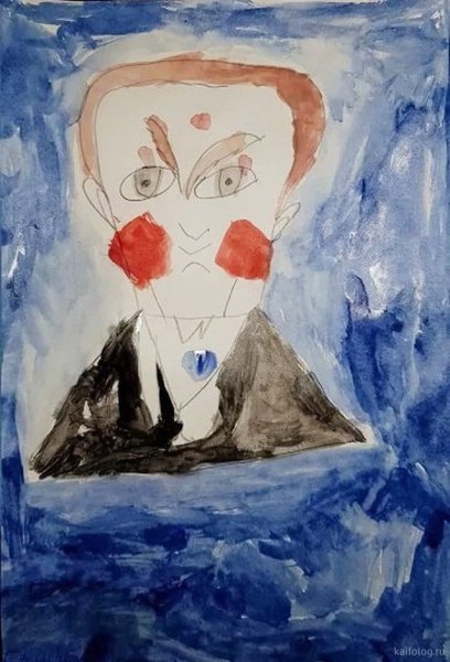 Vladimir Putin risovat