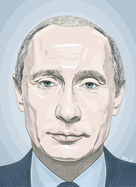 Vladimir Putin risovat