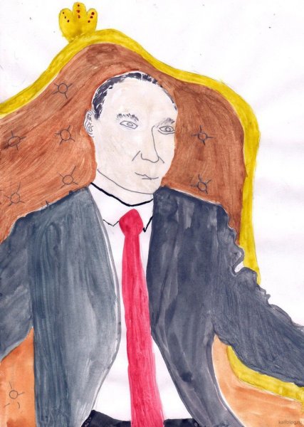 Конкурс детского рисунка Путин