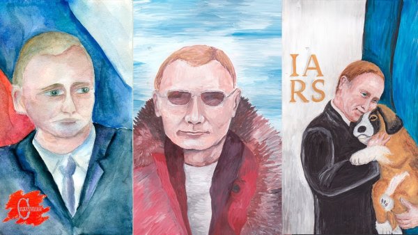 Детские рисунки президента