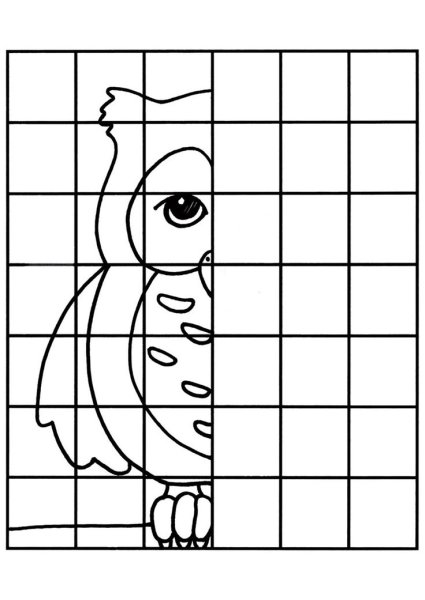 Дорисовывание симметричной половины изображения