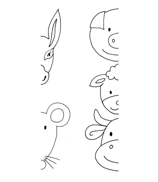 Дорисовки для дошкольников