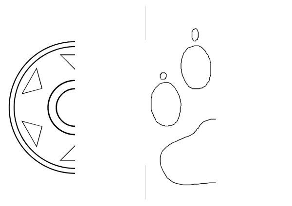 Дорисовать вторую половинку посуда