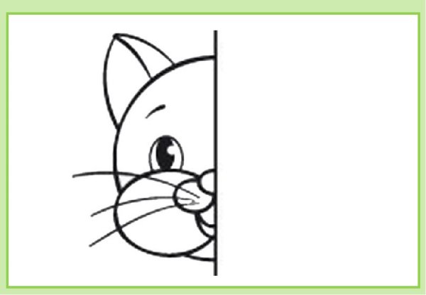 Дорисуй вторую половину