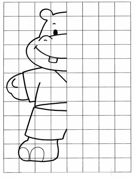 Симметричное рисование для детей