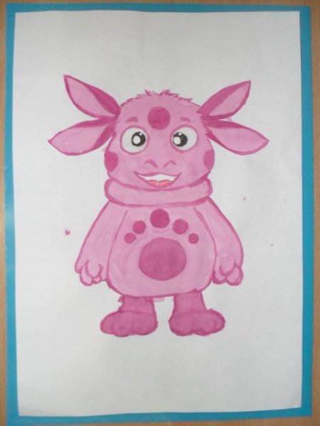 Лунтик рисунок карандашом