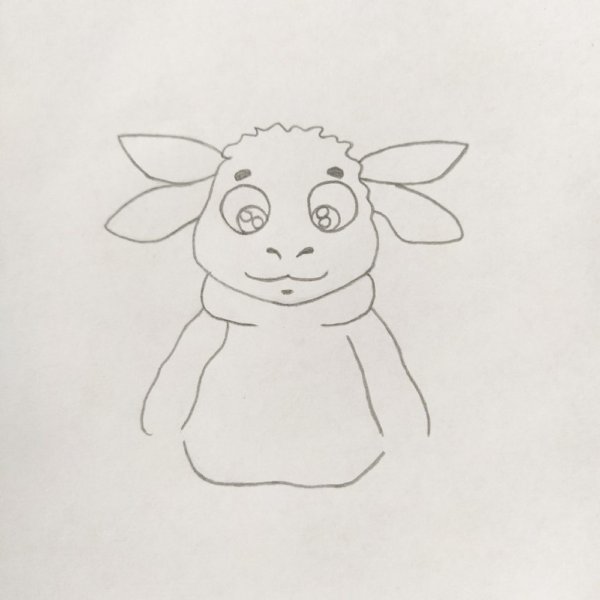 Лунтик для рисования