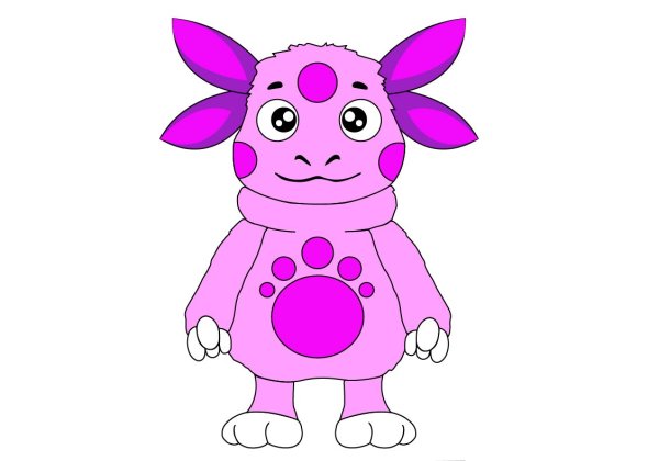 Лунтик для рисования