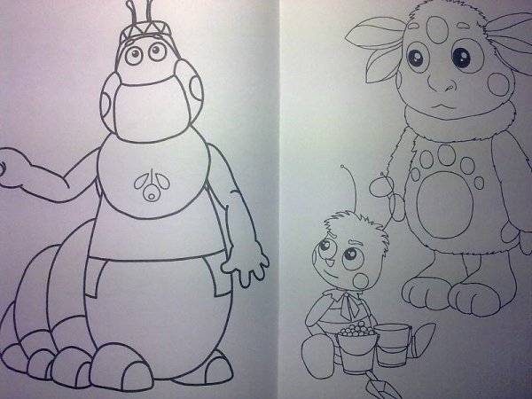 Лунтик для рисования