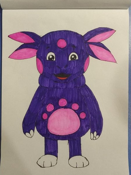 Лунтик фломастеры