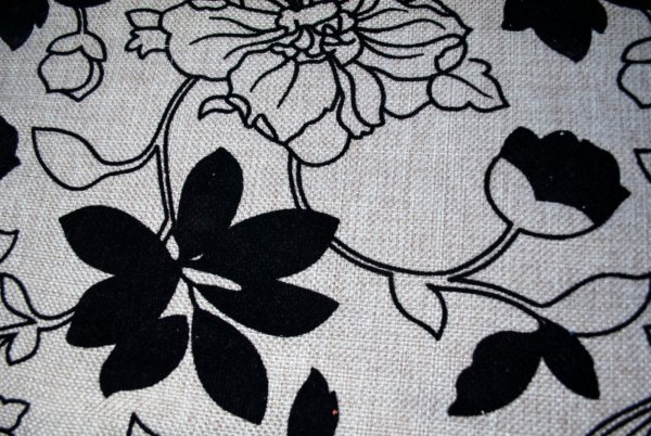 Ткань флок на рогожке Вензель