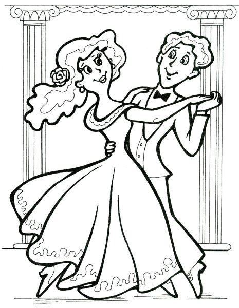 Бал раскраска для детей