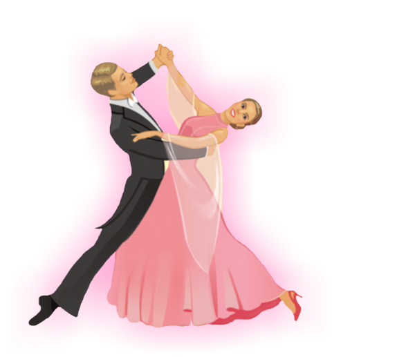 Танцующая бальная пара