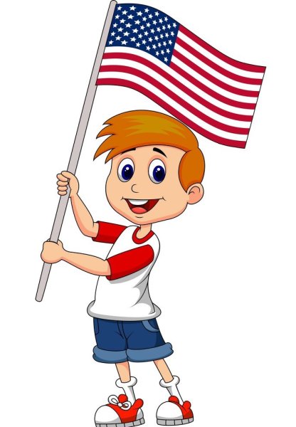 Мальчик с флажком