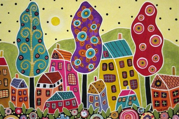 Карла Жерар наивная живопись