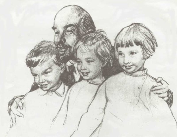 Дедушка Ленин и дети