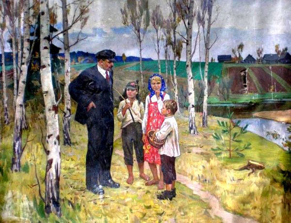 Кустодиев Ленин