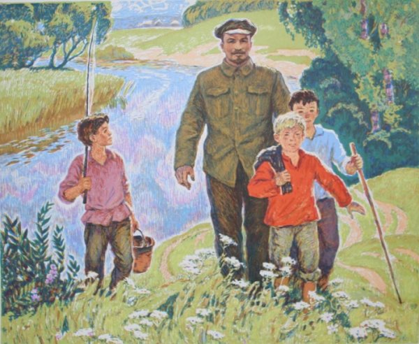 Ленин 4к рисунок