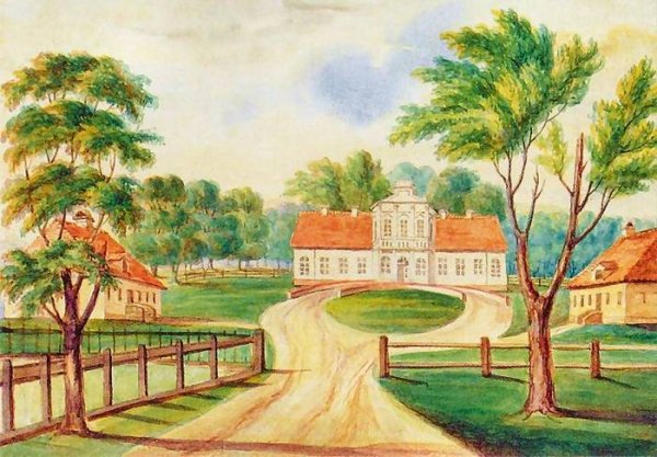 Нарисовать усадьбу