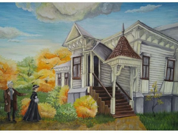 Коллаж на тему русская усадьба