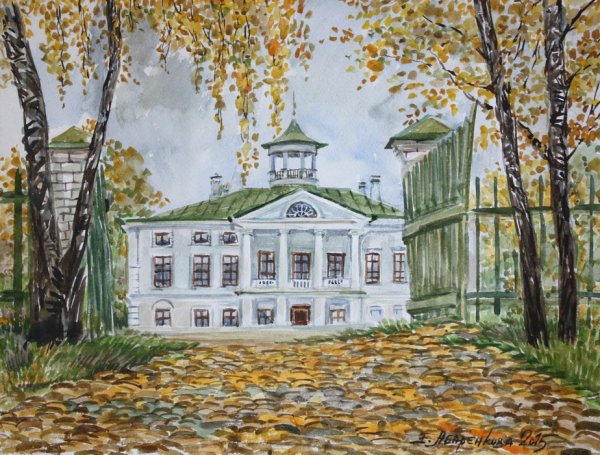 Дворянские усадьбы иллюстрации