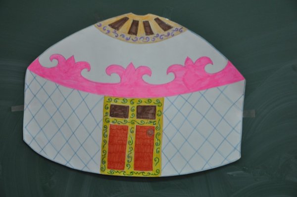 Аппликация юрта