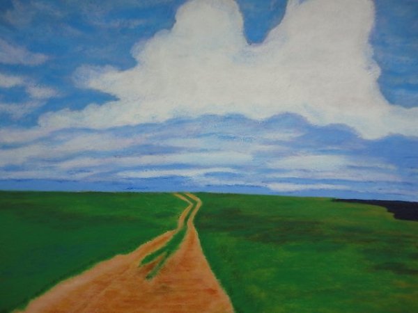 Степь рисунок