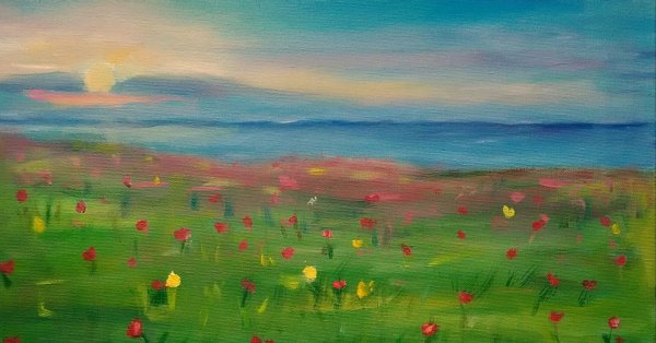 Степь рисунок