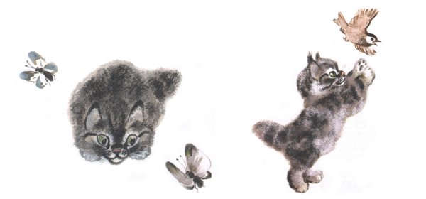 Чарушин Тюпа и Томка