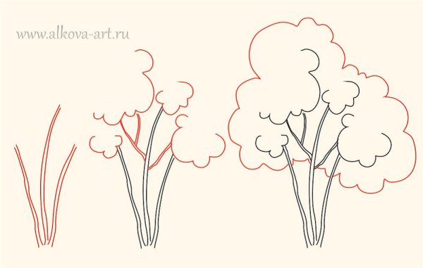 Кустик для рисования