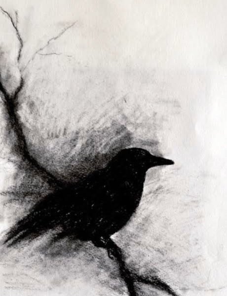 Рисование углем для детей