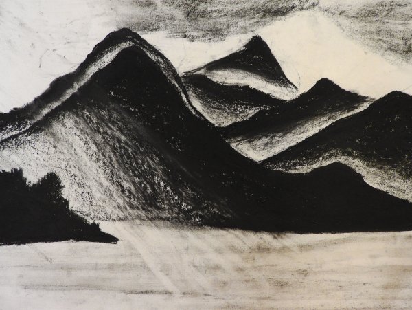 Натюрморт углем для детей