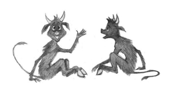 Черт рисунок