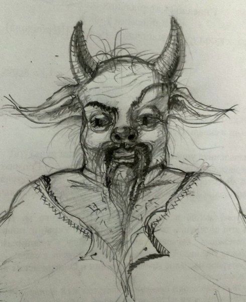 Рисунок чёрта