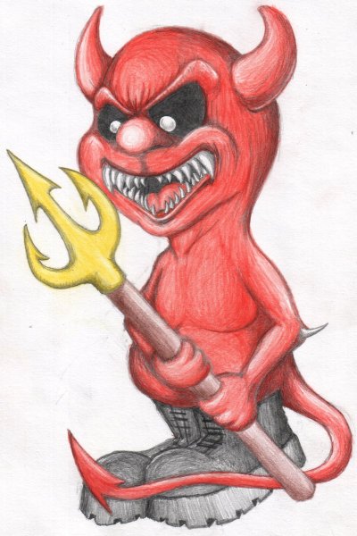 Черт рисунок