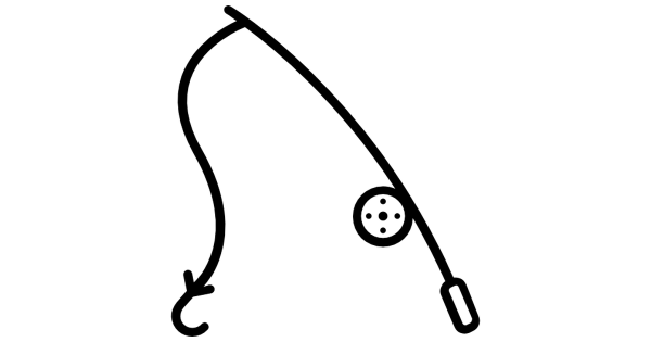 Раскраска удочка