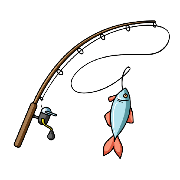 Удочка мультяшная