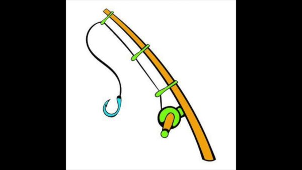 Удочка мультяшная