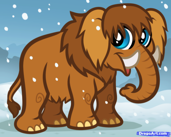 Мамонт мультяшный