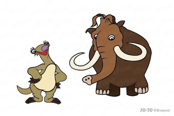 Нарисовать мамонта