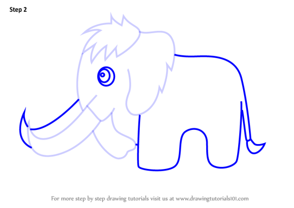 Рисование мамонта