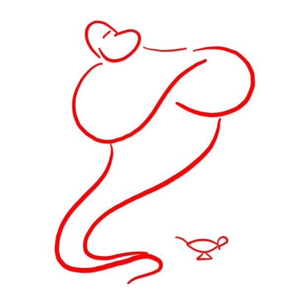 Волшебная лампа Аладдина раскраска