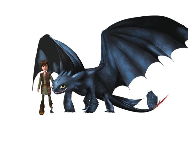 Раскраска дракон Беззубик