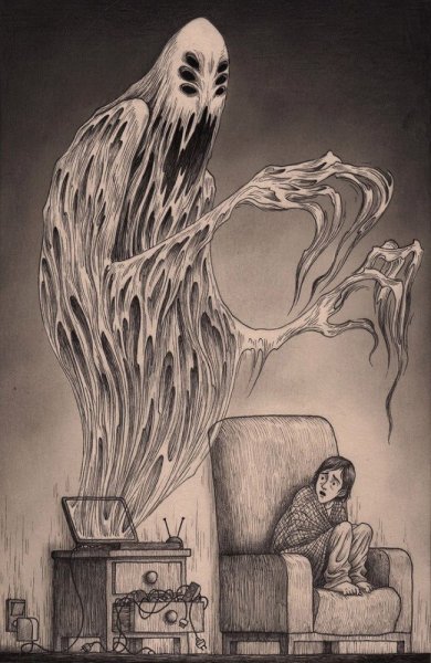 Самые страшные нарисованные лица